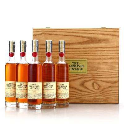 Glenlivet Vintage Collection 1967-1972 / 5 x 20cl