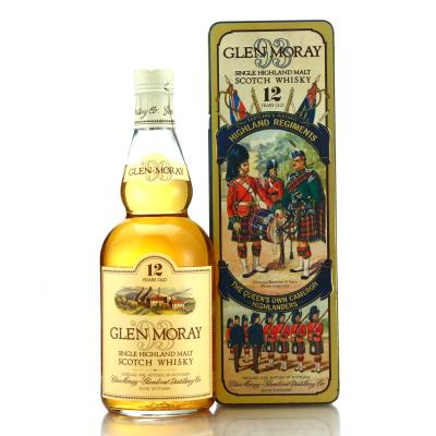 Glen Moray 12 Year Old Highland Regiments / Queen's Own Cameron