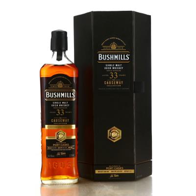 Bushmills 1989 Single Port Cask 33 Year Old  / The Causeway Collection - World Duty Free Heathrow Airport