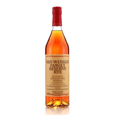 Van Winkle 13 Year Old Family Reserve Rye 2020