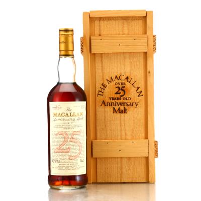 Macallan 25 Year Old Anniversary Malt 1980s