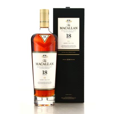 Macallan 18 Year Old Sherry Oak 2018 Release