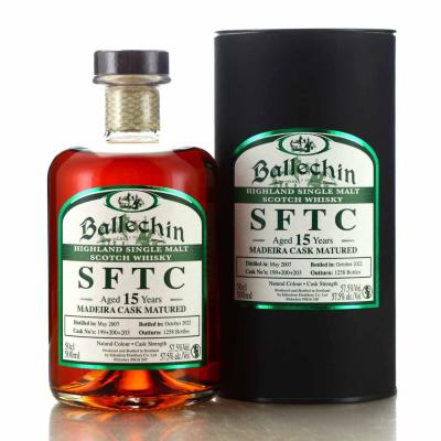 Ballechin 2007 Straight from the Cask 15 Year Old 50cl