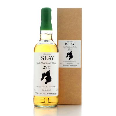 Image for Islay Single Malt 1991 Thompson Bros 29 Year Old