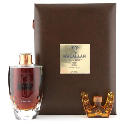 Macallan 55 Year Old Lalique Six Pillars Collection 75cl / US Import