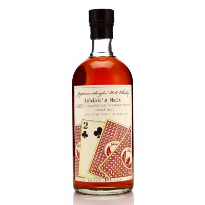 Hanyu 2000 Ichiro's Malt 'Card' #9500 / Two of Clubs