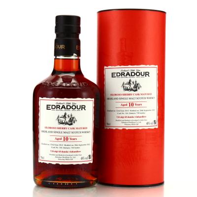 Edradour 2012 Single Oloroso Cask 10 Year Old #301