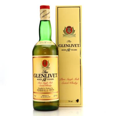 Glenlivet 12 Year Old 1980s