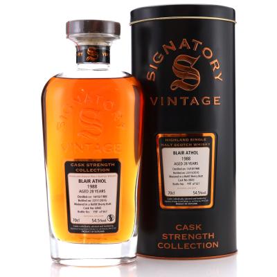 Blair Athol 1988 Signatory Vintage 28 Year Old Cask Strength