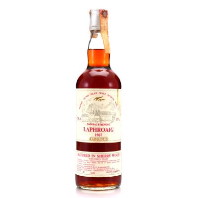 Image for Laphroaig 1967 Samaroli 15 Year Old Sherry Wood / Silver Cap