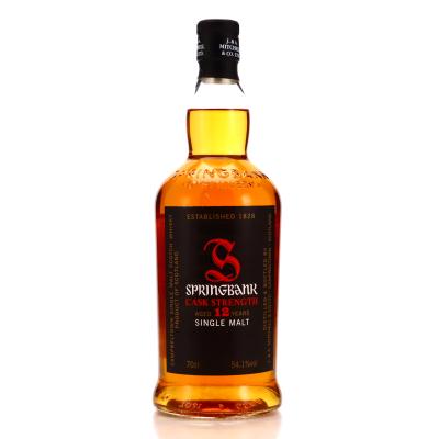 Springbank 12 Year Old Cask Strength 2009/ 54.1%