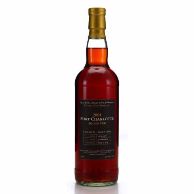 Port Charlotte 2001 Private Blood Tub Cask 7 Year Old #37