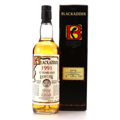 Springbank 1991 Blackadder 12 Year Old Raw Cask