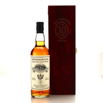 Springbank 1993 Michiel Wigman 30 Year Old