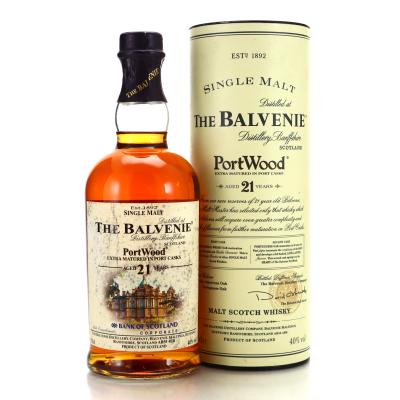 Balvenie 21 Year Old Portwood / Bank of Scotland