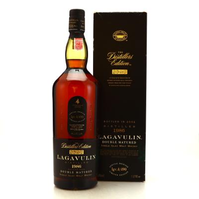 Lagavulin 1986 Distillers Edition lgv.4/490 1 Litre