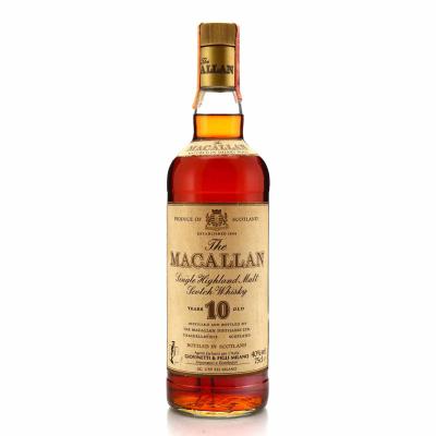 Macallan 10 Year Old early 1980s / Giovinetti Import