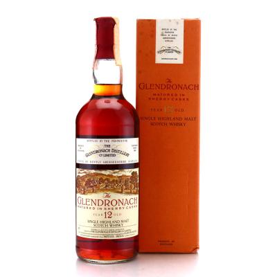 Glendronach 12 Year Old Sherry Casks 1980s / Previ Import