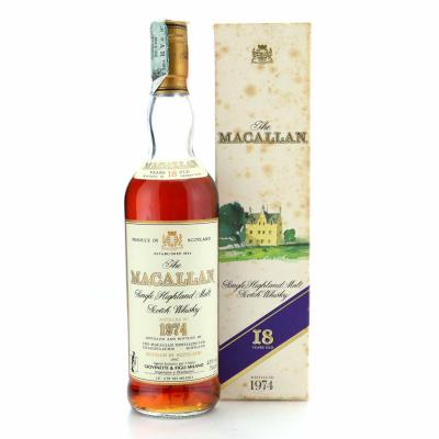 Macallan 1974 18 Year Old / Giovinetti Import