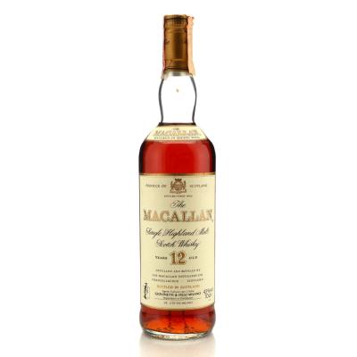 Macallan 12 Year Old 1980s / Giovinetti Import