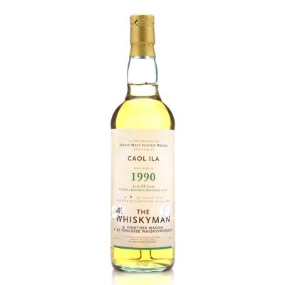 Image for Caol Ila 1990 The Whiskyman 22 Year Old