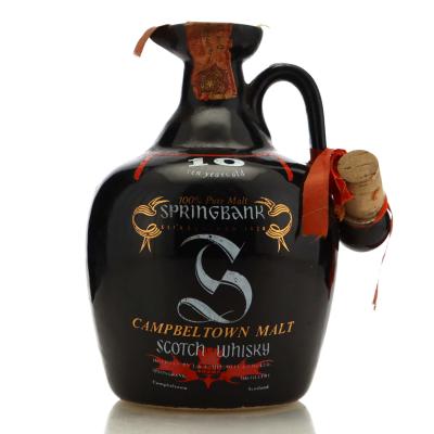 Springbank 10 Year Old Decanter circa 1970s