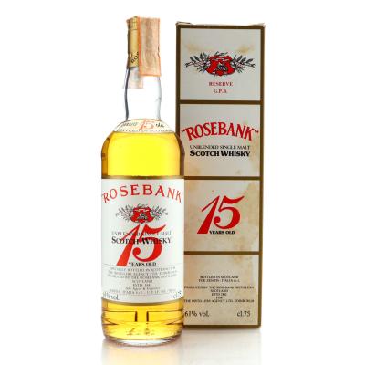 Rosebank 15 Year Old Distillers Agency Full Proof 1980s / Zenith Import