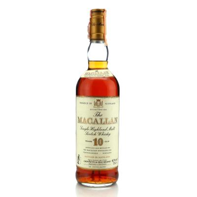 Macallan 10 Year Old 1980s / Giovinetti Import