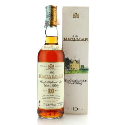Macallan 10 Year Old 1990s / Giovinetti Import