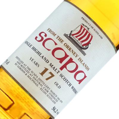Image for Scapa 1970 Gordon and MacPhail 17 Year Old / Intertrade Import - Nadi Fiori Collection (Signed)