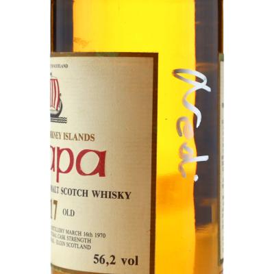 Image for Scapa 1970 Gordon and MacPhail 17 Year Old / Intertrade Import - Nadi Fiori Collection (Signed)