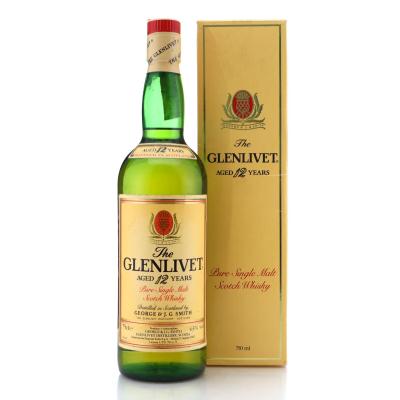 Image for Glenlivet 12 Year Old 1980s / Seagram Italia Import