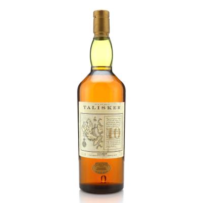 Image for Talisker 10 Year Old Map Label 1 Litre 1990s