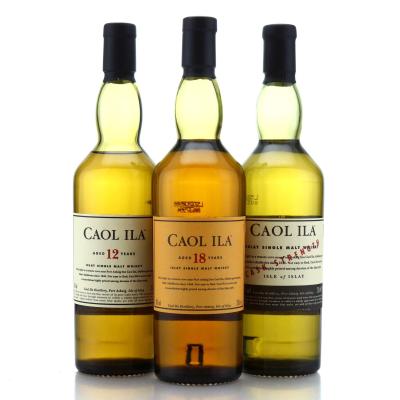 Image for Caol Ila Collection Gift Pack 3 x 20cl