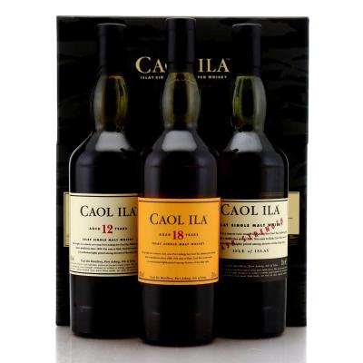 Image for Caol Ila Collection Gift Pack 3 x 20cl