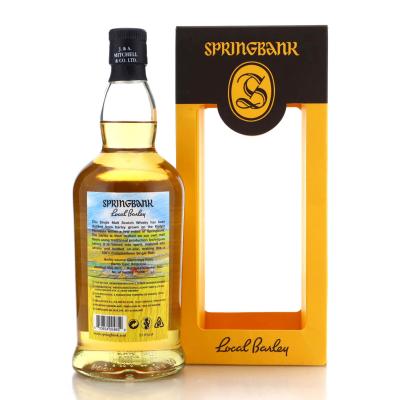 Image for Springbank 2011 Local Barley 10 Year Old