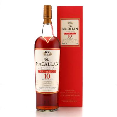 Image for Macallan 10 Year Old Cask Strength 1 Litre mid-2000s / 58.7%