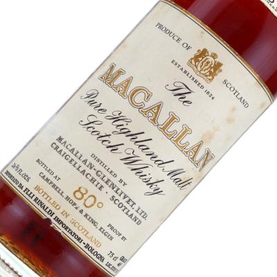 Image for Macallan 1962 Campbell, Hope and King 80 Proof / Rinaldi Import