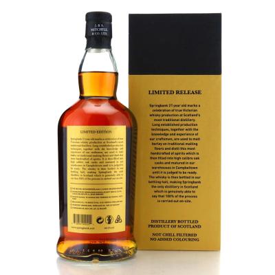 Image for Springbank 21 Year Old 2024 Release
