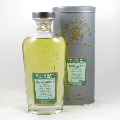 Braes of Glenlivet 1974 Signatory Vintage 32 Year Old