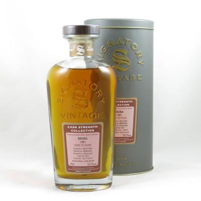Image for Brora 1981 Signatory Vintage 23 Year Old
