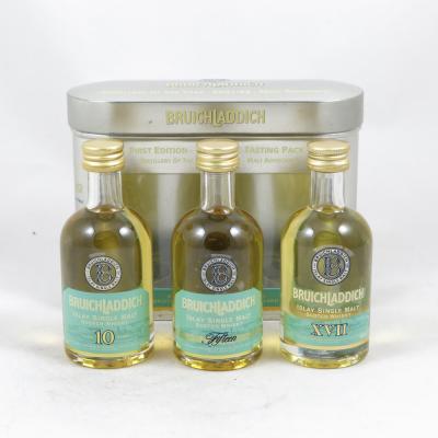 Image for Bruichladdich 1st Edition Tasting Pack (10, 17 and 20 Year Old) 3 x 5cl