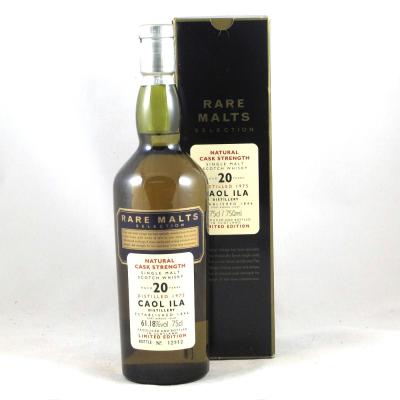 Caol Ila 1975 20 Year Old Rare Malt 75cl