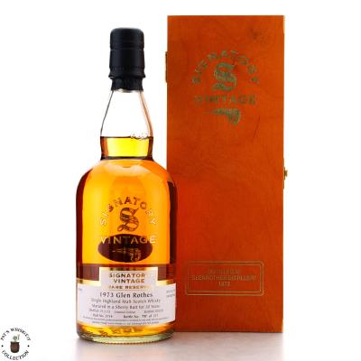 Glenrothes 1973 Signatory Vintage 30 Year Old Rare Reserve 75cl / US Import Glenrothes 1973 Signatory Vintage 30 Year Old Rare Reserve 75cl / US Import