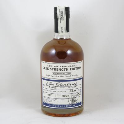 Glenlivet 1987 16 Year Old Cask Strength Batch 001