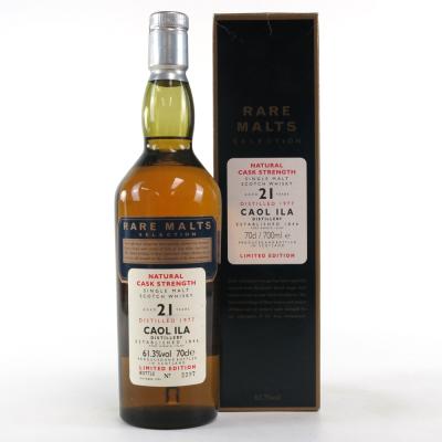 Caol Ila 1977 Rare Malt 21 Year Old