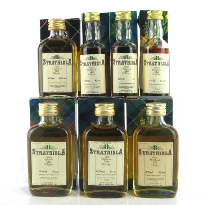 Strathisla 8 Year Old Gordon and MacPhail Miniatures x 7