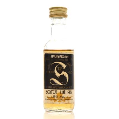 Springbank 12 Year Old 1980s 5cl Miniature