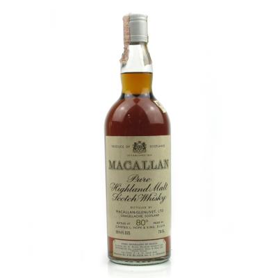 Macallan Late 1950s Vintage Campbell, Hope and King