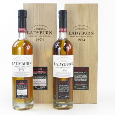 Ladyburn 1974 40 Year Old Batch #1 and Batch #2